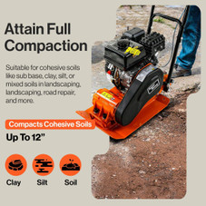 SuperHandy Plate Compactor - 7HP Gas Engine product image