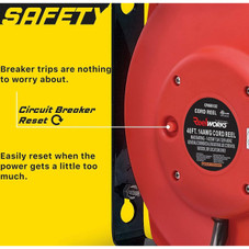 ReelWorks Mountable Retractable Extension Cord Reel  product image