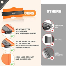 Ocikry 10" Adjustable Contour Gauge  product image