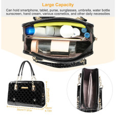 Laromni™ Women's Large Leather Handbag product image