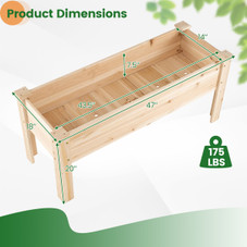 Wooden Raised Garden Bed (1- to 2-Pack) product image