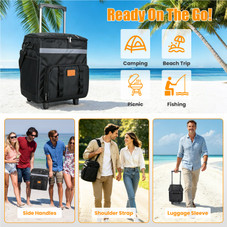 Rolling Cooler Bag with Shoulder Strap product image