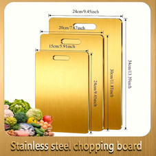 Gold Tone  Non Slip Countertop Chopping Board product image