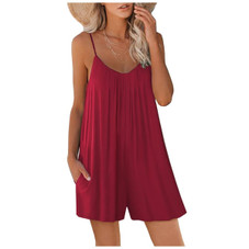 Women's Casual Spaghetti Strap Romper product image