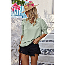 Chic Chiffon Smock Sleeve Blouse product image