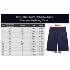 Boys' Stretch Slim Fit School Uniform Twill Shorts (3-Pack) product image