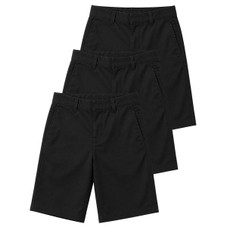 Boys' Stretch Slim Fit School Uniform Twill Shorts (3-Pack) product image