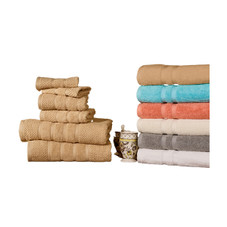 Bibb Home 100% Egyptian Cotton 6-Piece Towel Set product image