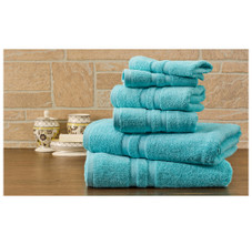 Bibb Home 100% Egyptian Cotton 6-Piece Towel Set product image