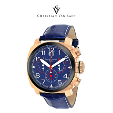 Christian Van Sant Men's Grand Python Blue Dial Watch product image