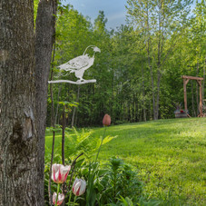 Steel Bald Eagle Tree Stake for Garden or Lawn product image