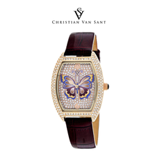 Christian Van Sant Women's Papillon Gold Dial Watch product image