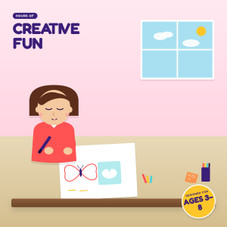 Kids' Reusable Stencil Art Kit  product image