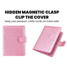 Multi Function Glitter Bling RFID Passport Organizer product image