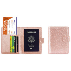 Multi Function Glitter Bling RFID Passport Organizer product image