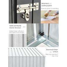 4.2" x 7" Outdoor Storage Shed  product image