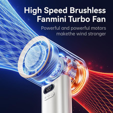 Rechargeable Turbo Handheld Fan (2-Pack) product image