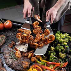 Stainless Steel BBQ Grill Tools (18 Piece Set) product image