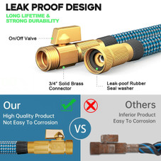 Expandable Flexible Garden Hose with 10 Function Spray Nozzle product image
