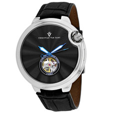 Christian Van Sant  Men's Cyclone Automatic Black Dial Watch product image