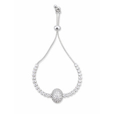 Elegant Pavé Diamond Adjustable Bracelet product image
