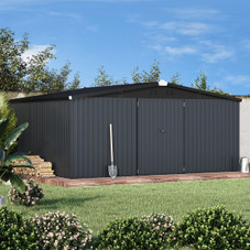 14' x 12' Metal Outdoor Large Steel Storage Sheds  product image
