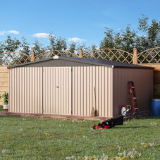 14' x 12' Metal Outdoor Large Steel Storage Sheds  product image
