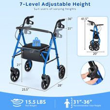2-in-1 Rollator Walker product image