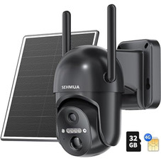 4G LTE Cellular Solar Security Camera product image
