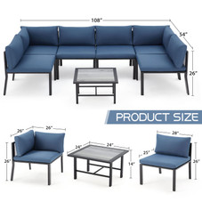 Outdoor Patio Furniture Set with Cushions product image