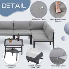 Outdoor Patio Furniture Set with Cushions product image