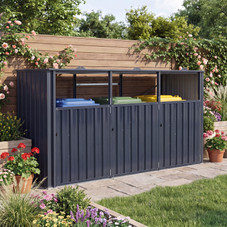 Outdoor Trash Can Storage Shed for 2 or 3 Bins product image