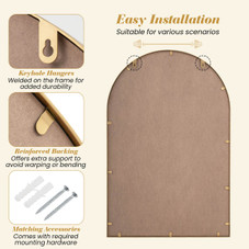 Gold Wall-Mounting Mirror product image