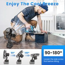 180-Degree Tilting Jobsite Fan product image
