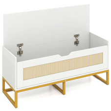 Flip-Top Rattan Storage Chest product image