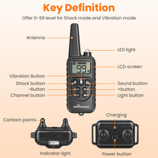 Dog Training Collar with Remote (1 or 2 Collars) product image