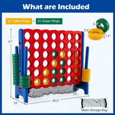 Jumbo 4-to-Score 4 in A Row Game Set product image
