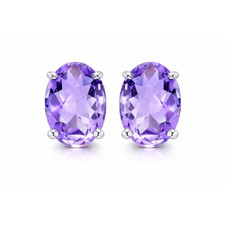 Women's Amethyst Stud Earrings product image