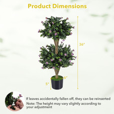 Artificial Double Ball Boxwood Topiary Tree (2-Pack) product image