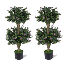 Artificial Double Ball Boxwood Topiary Tree (2-Pack) product image
