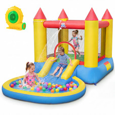 Inflatable Bounce House with Splash Pool (With or Without Blower) product image