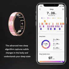Vintage Engraved Smart Health Ring product image