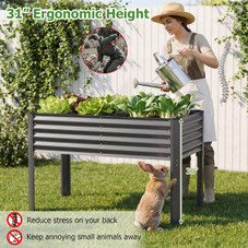 Galvanized Steel Raised Garden Bed (1- or 2-Pack) product image