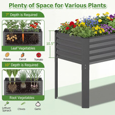 Galvanized Steel Raised Garden Bed (1- or 2-Pack) product image