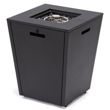 37,000 BTU Propane Steel Fire Pit Table with Wind Guard product image