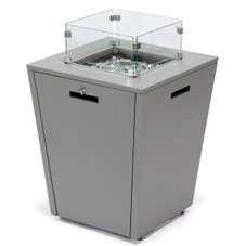 37,000 BTU Propane Steel Fire Pit Table with Wind Guard product image