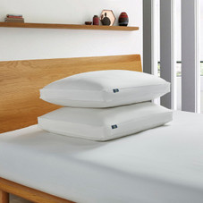 Serta White Goose Feather and Down Fiber Pillows (Set of 2) product image
