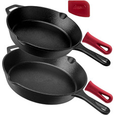 Cuisinel Cast Iron Skillets Set (2-Pack) product image