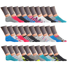 Women’s Breathable Colorful No-Show Low-Cut Ankle Socks (20- or 50-Pairs) product image