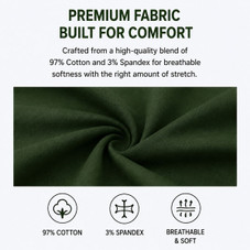 Men's Cotton Flex Stretch Cargo Shorts (3-Pack) product image